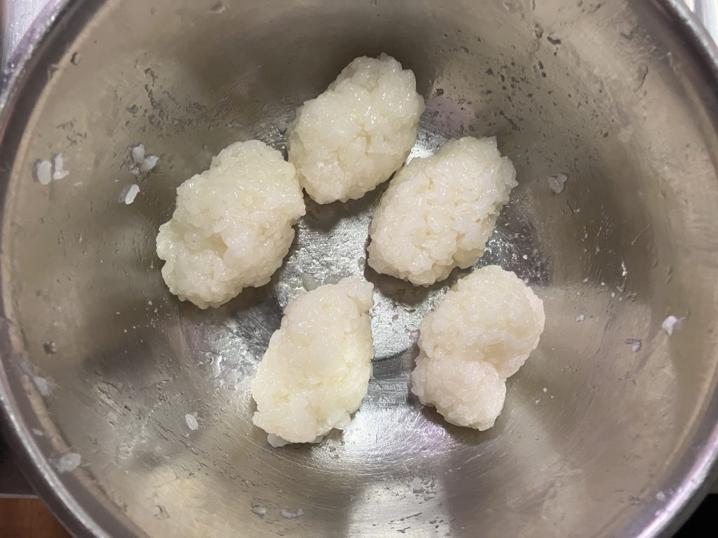 Homemade Ohagi - Japanese sweet rice ball with anko"